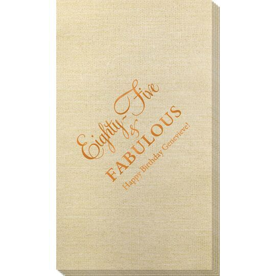 Eighty-Five & Fabulous Bamboo Luxe Guest Towels